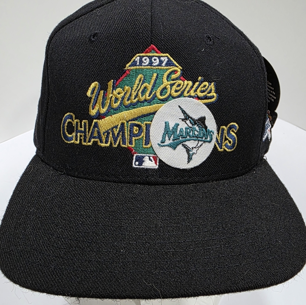 Florida Marlins 1997 World Series Champions Black Cap